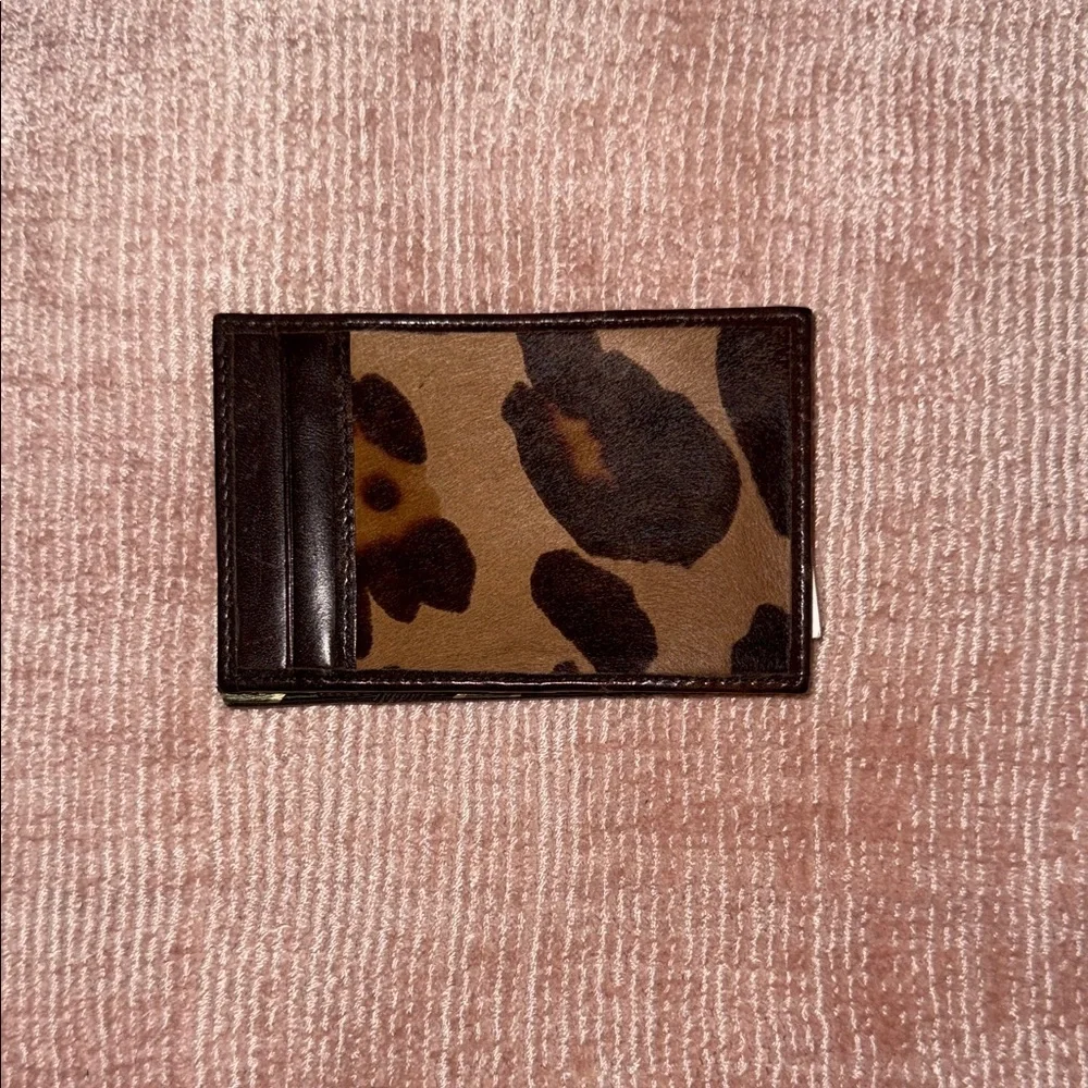 Leopard Print Men's or Women’s Wallet or Card Holder